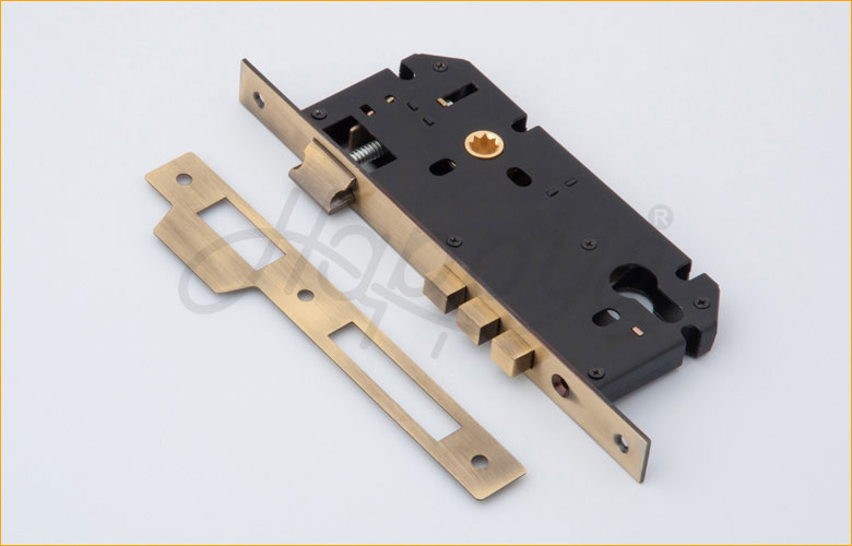 Brass Lock Body Antique Finish